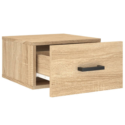 Wall-mounted Bedside Cabinets 2 pcs Sonoma Oak 35x35x20 cm