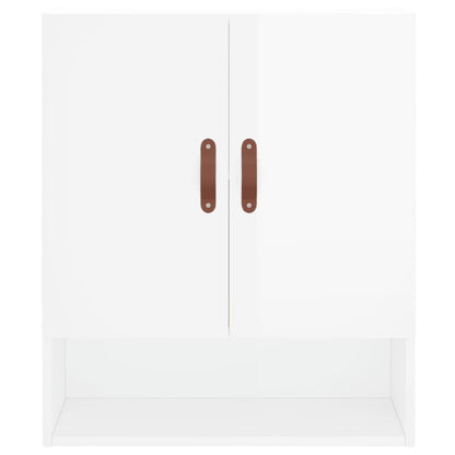 Wall Cabinet High Gloss White 60x31x70 cm Engineered Wood