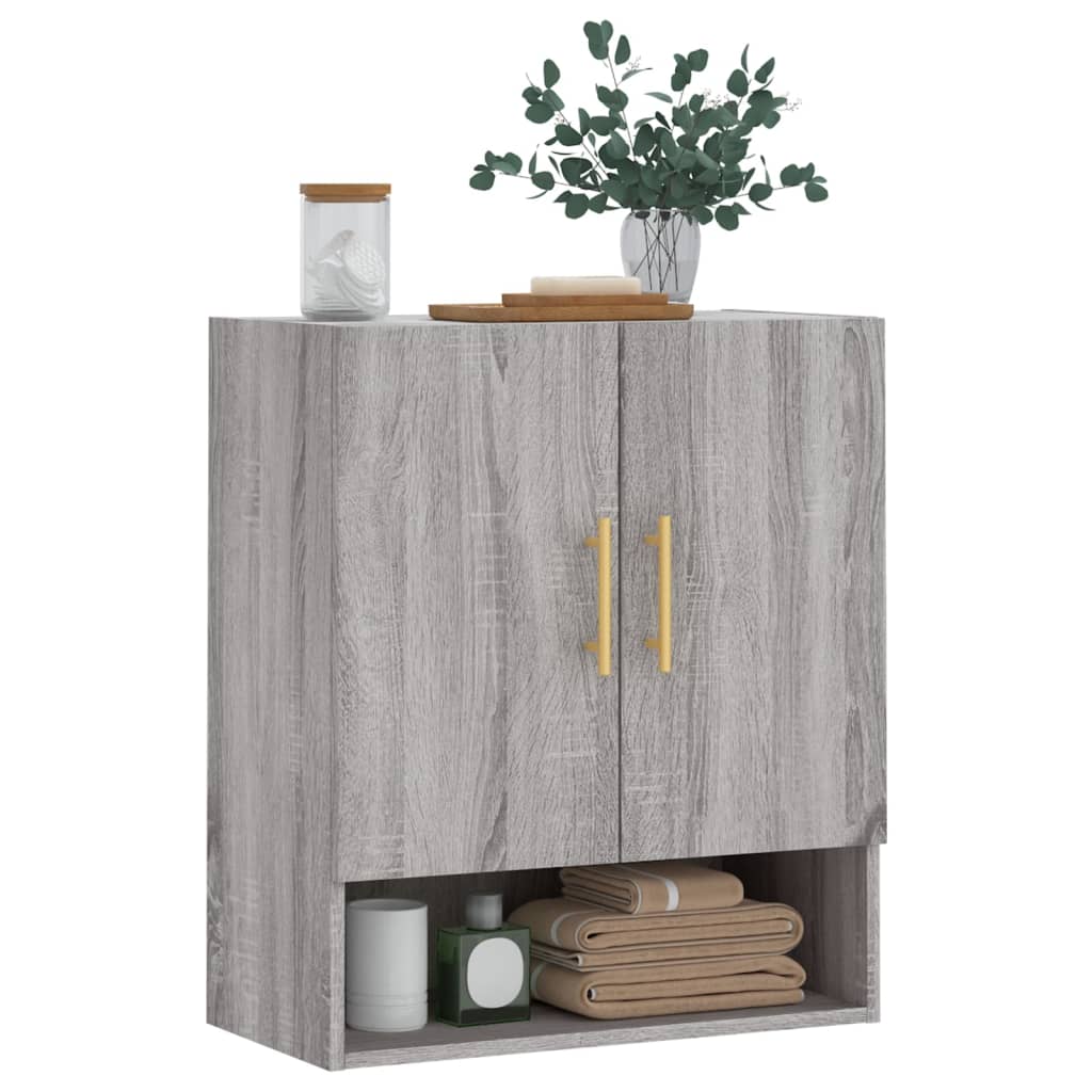 Wall Cabinet Grey Sonoma 60x31x70 cm Engineered Wood