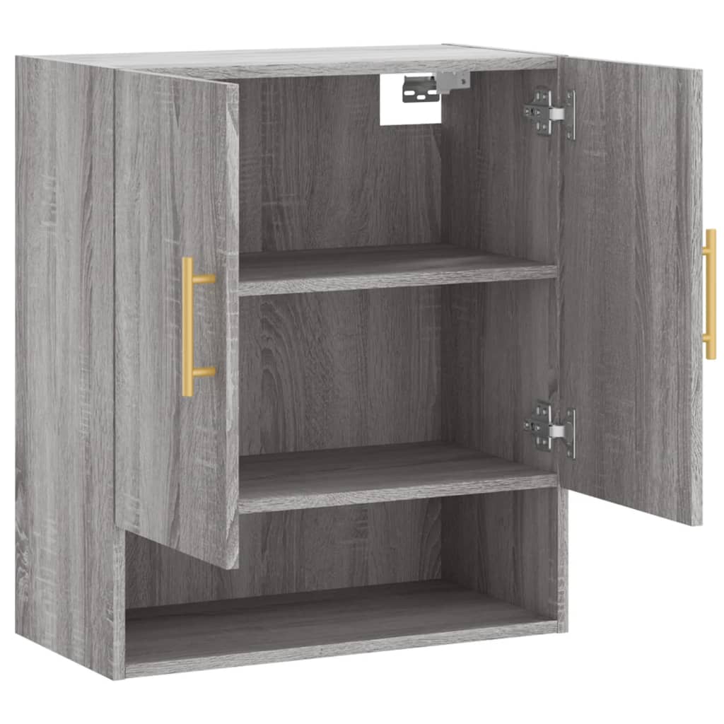 Wall Cabinet Grey Sonoma 60x31x70 cm Engineered Wood