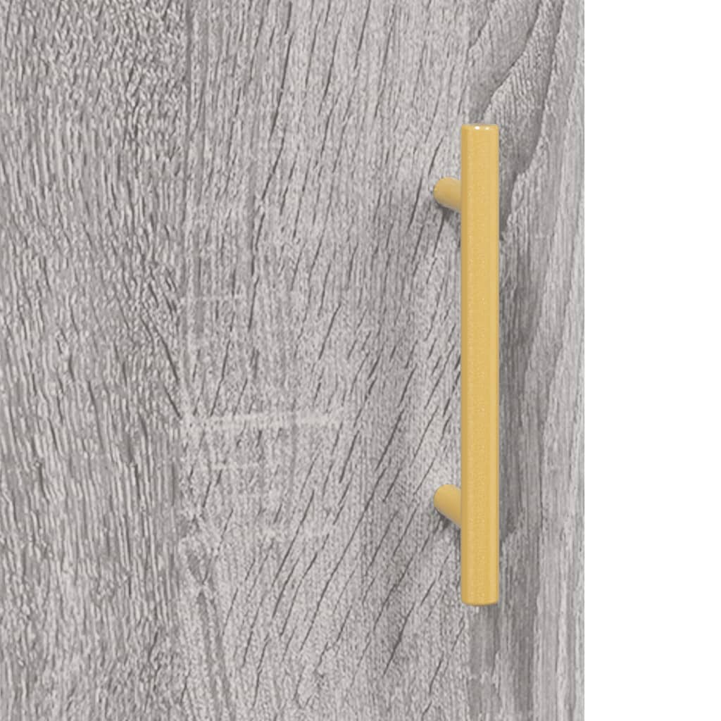 Wall Cabinet Grey Sonoma 60x31x70 cm Engineered Wood