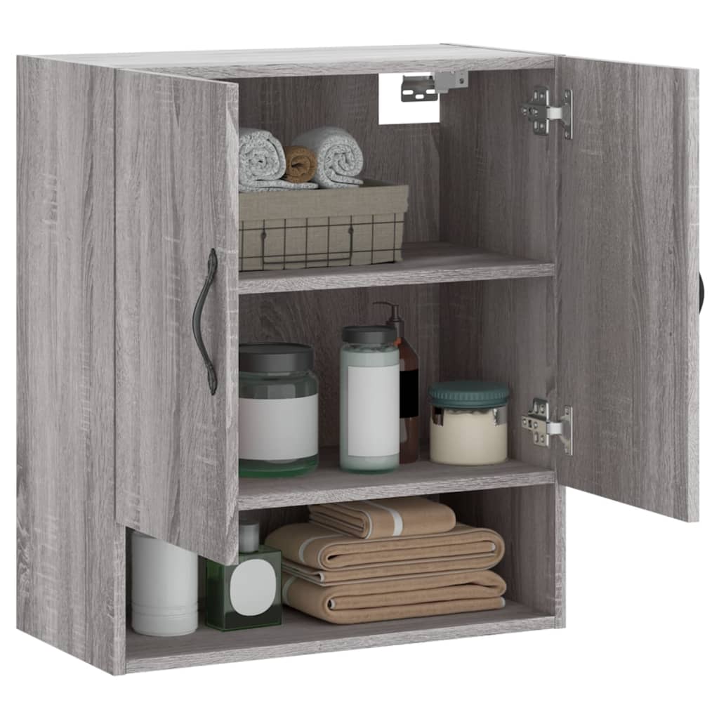 Wall Cabinet Grey Sonoma 60x31x70 cm Engineered Wood