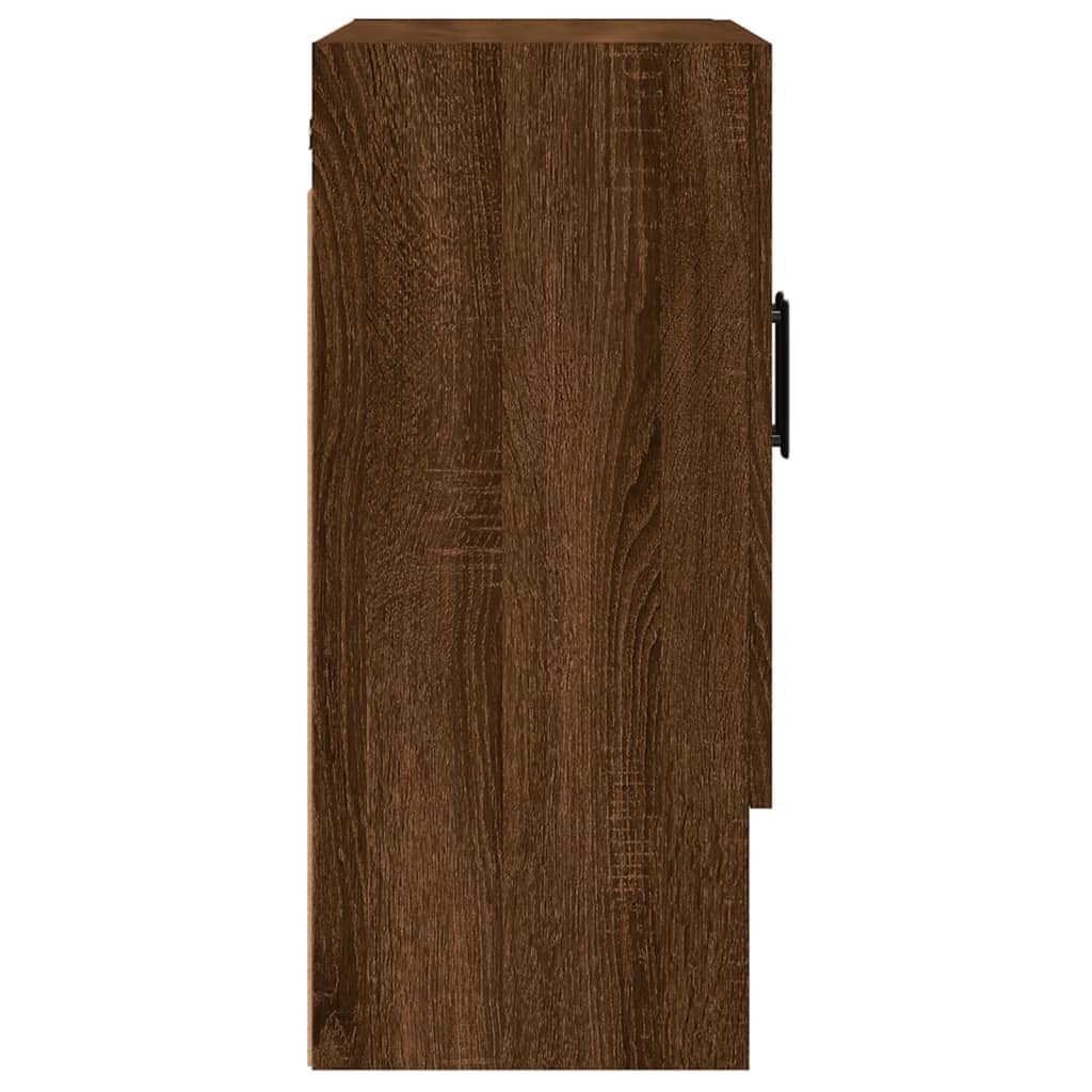 Wall Cabinet Brown Oak 60x31x70 cm Engineered Wood