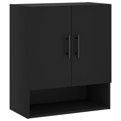 Wall Cabinet Black 60x31x70 cm Engineered Wood