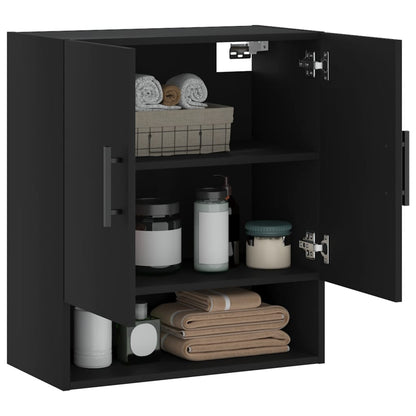 Wall Cabinet Black 60x31x70 cm Engineered Wood