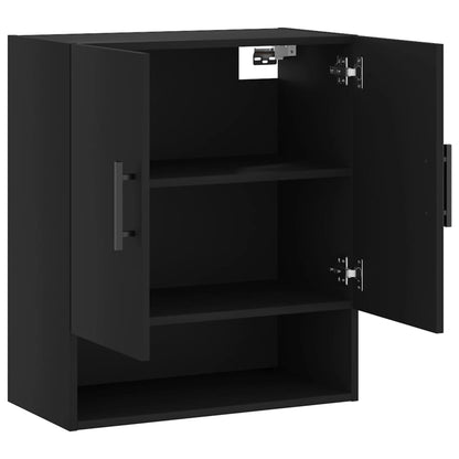 Wall Cabinet Black 60x31x70 cm Engineered Wood