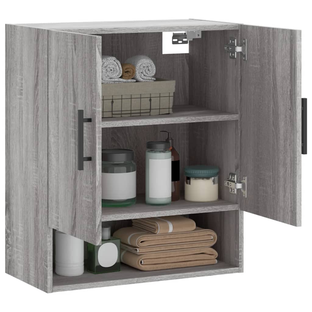 Wall Cabinet Grey Sonoma 60x31x70 cm Engineered Wood