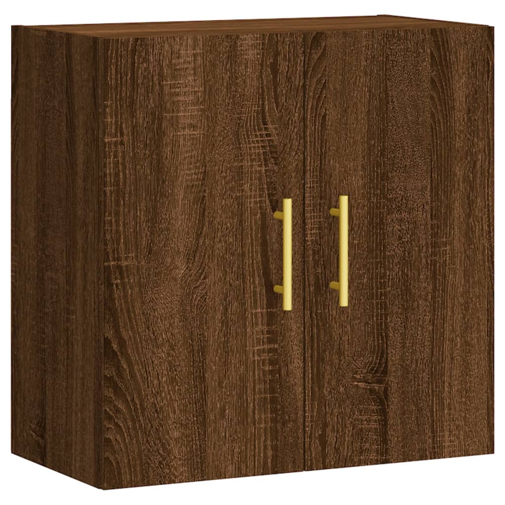 Wall Cabinet Brown Oak 60x31x60 cm Engineered Wood