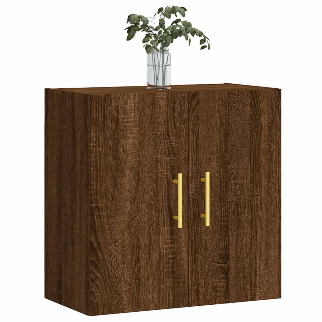 Wall Cabinet Brown Oak 60x31x60 cm Engineered Wood