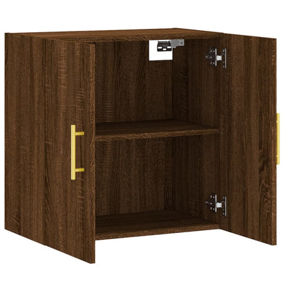 Wall Cabinet Brown Oak 60x31x60 cm Engineered Wood