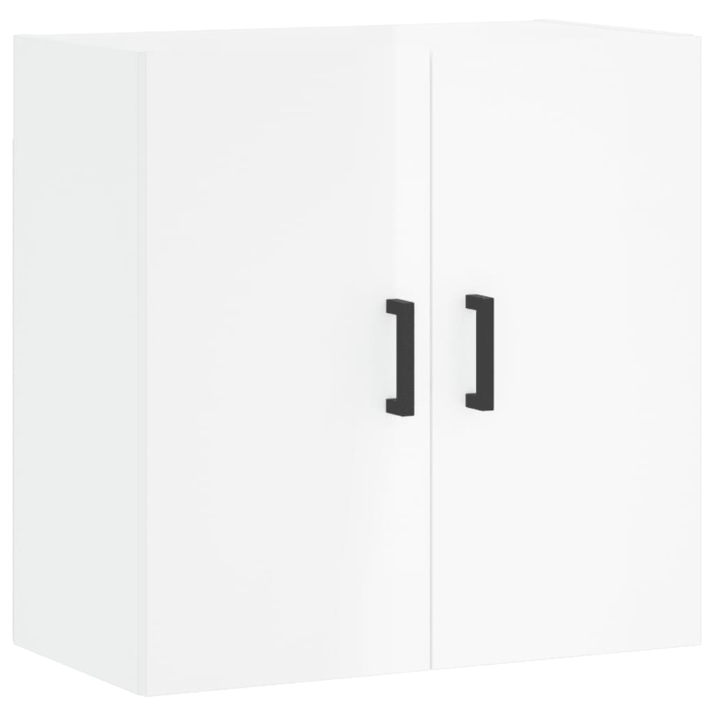 Wall Cabinet High Gloss White 60x31x60 cm Engineered Wood