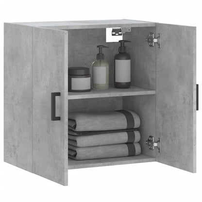 Wall Cabinet Concrete Grey 60x31x60 cm Engineered Wood