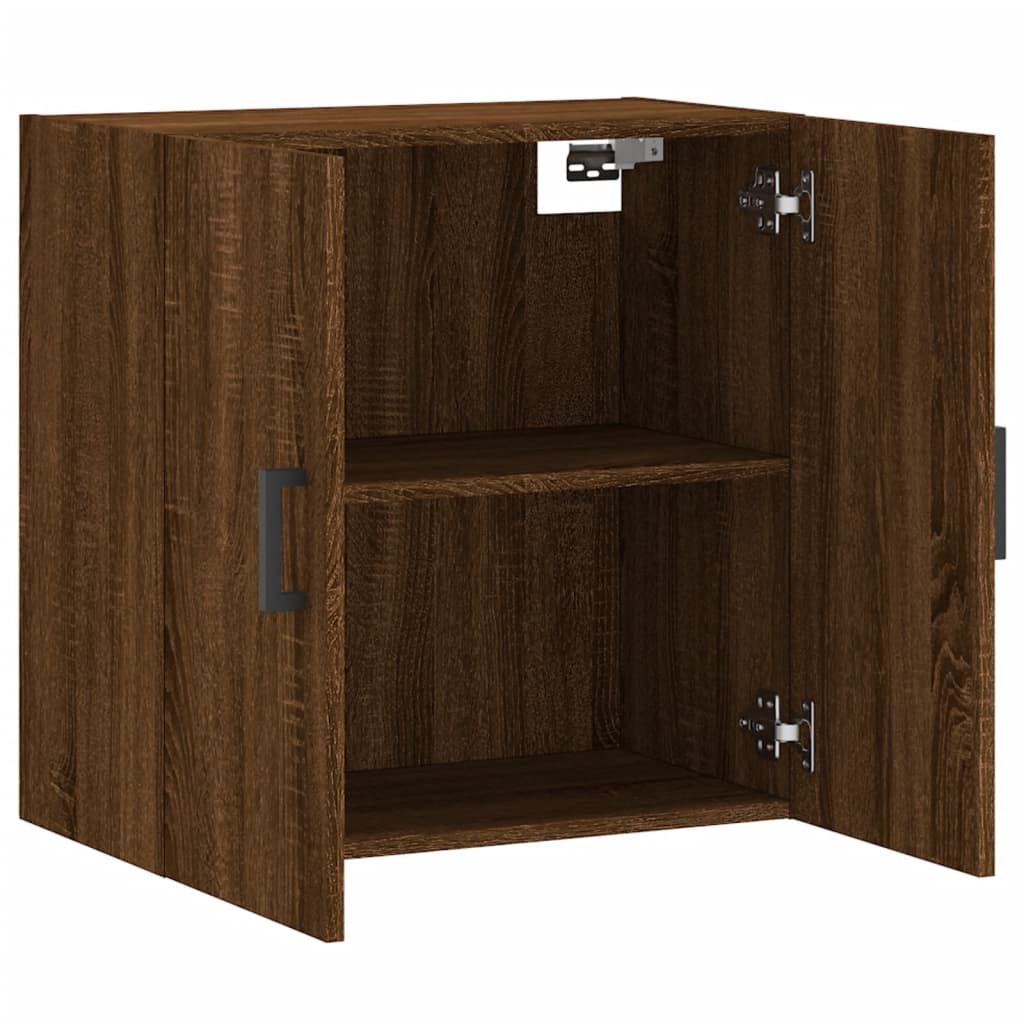 Wall Cabinet Brown Oak 60x31x60 cm Engineered Wood