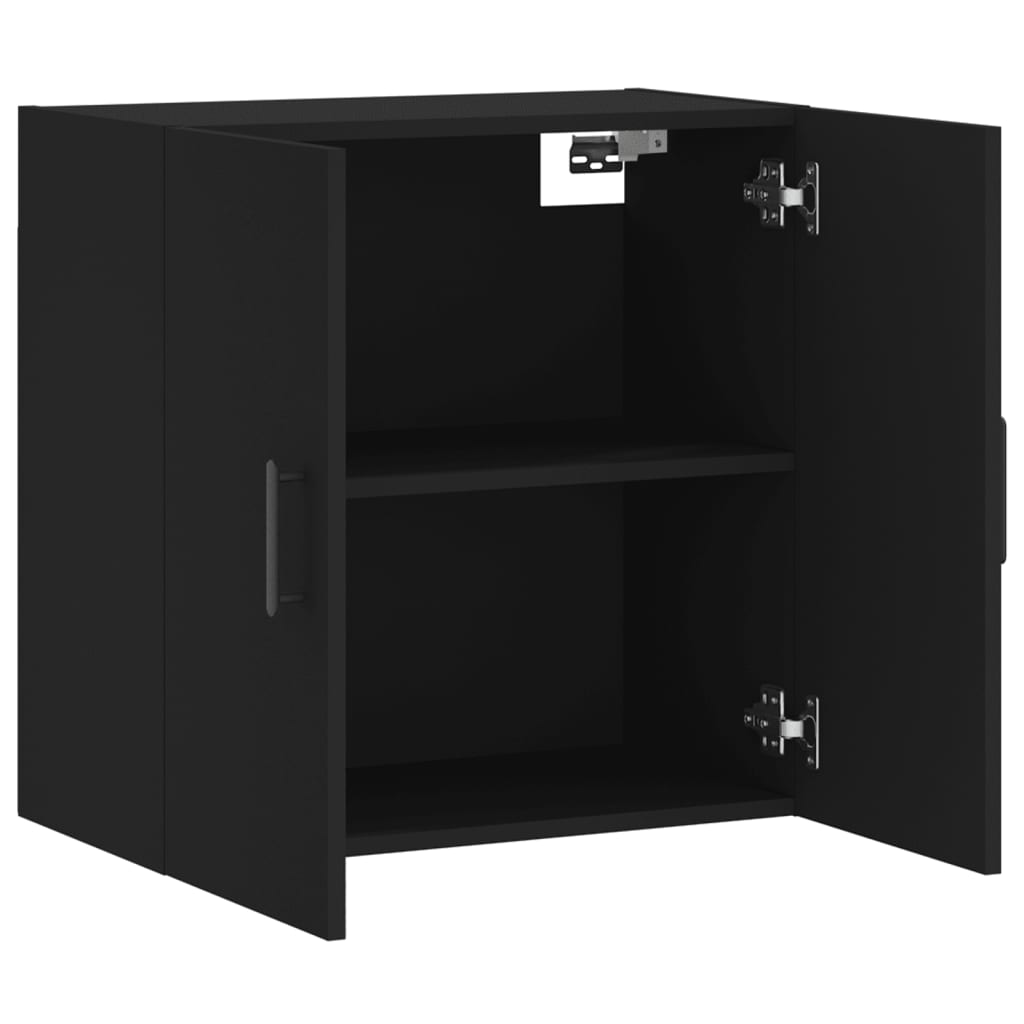 Wall Cabinet Black 60x31x60 cm Engineered Wood