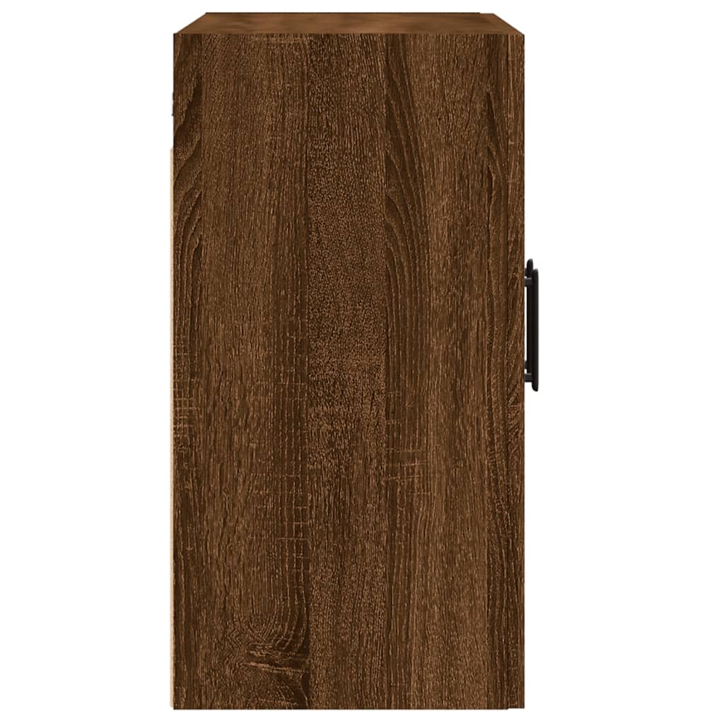 Wall Cabinet Brown Oak 60x31x60 cm Engineered Wood