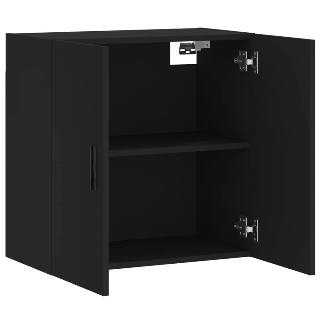 Wall Cabinet Black 60x31x60 cm Engineered Wood