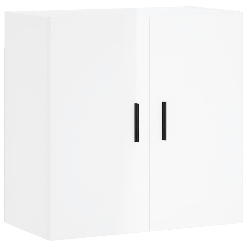 Wall Cabinet High Gloss White 60x31x60 cm Engineered Wood