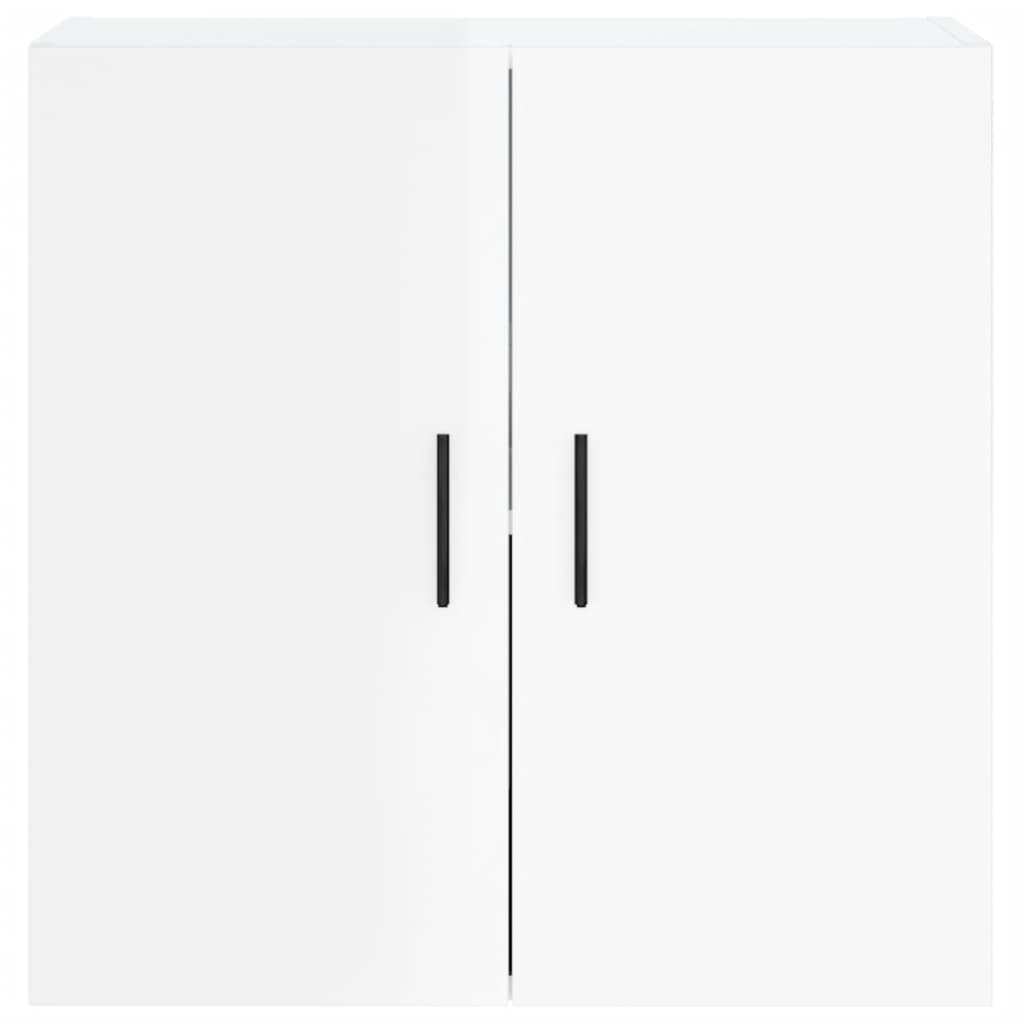 Wall Cabinet High Gloss White 60x31x60 cm Engineered Wood