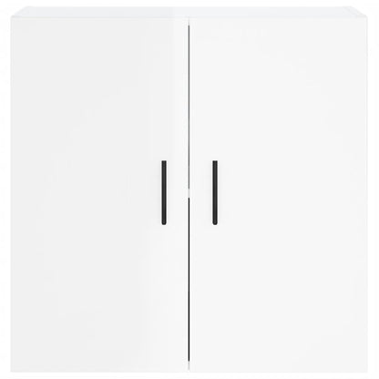 Wall Cabinet High Gloss White 60x31x60 cm Engineered Wood