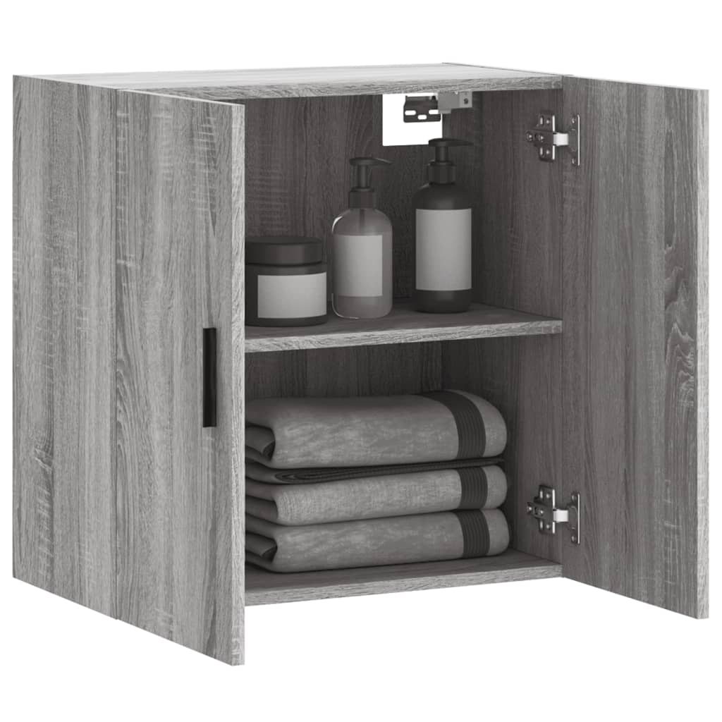 Wall Cabinet Grey Sonoma 60x31x60 cm Engineered Wood