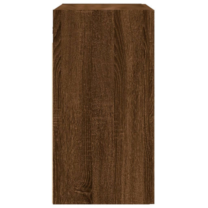 Wall Cabinet Brown Oak 60x31x60 cm Engineered Wood