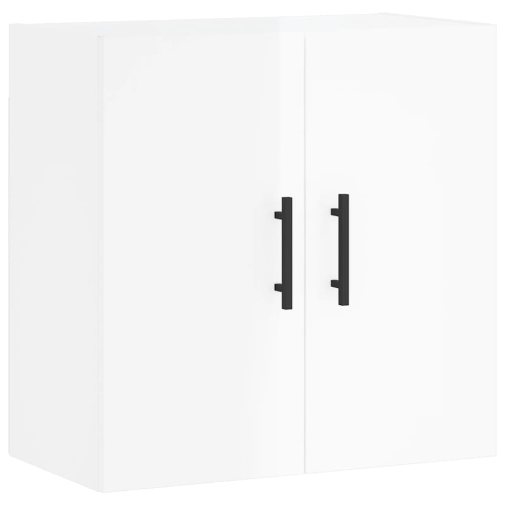 Wall Cabinet High Gloss White 60x31x60 cm Engineered Wood