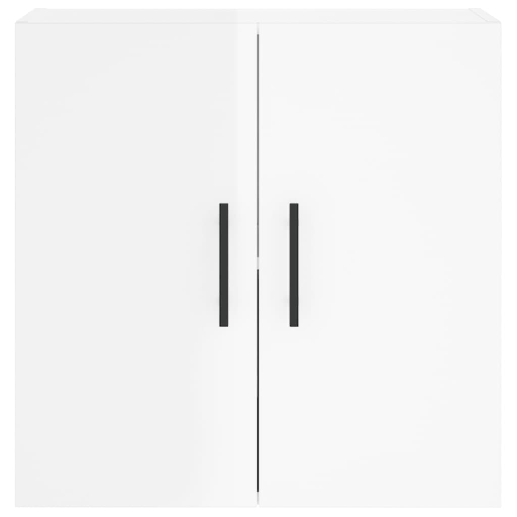 Wall Cabinet High Gloss White 60x31x60 cm Engineered Wood