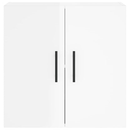 Wall Cabinet High Gloss White 60x31x60 cm Engineered Wood