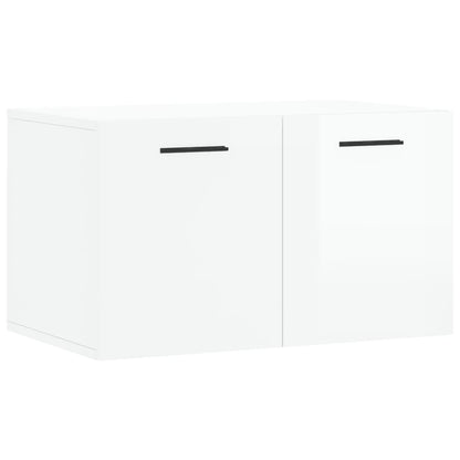 Wall Cabinet High Gloss White 60x36.5x35 cm Engineered Wood