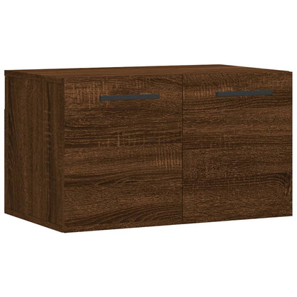 Wall Cabinet Brown Oak 60x36.5x35 cm Engineered Wood