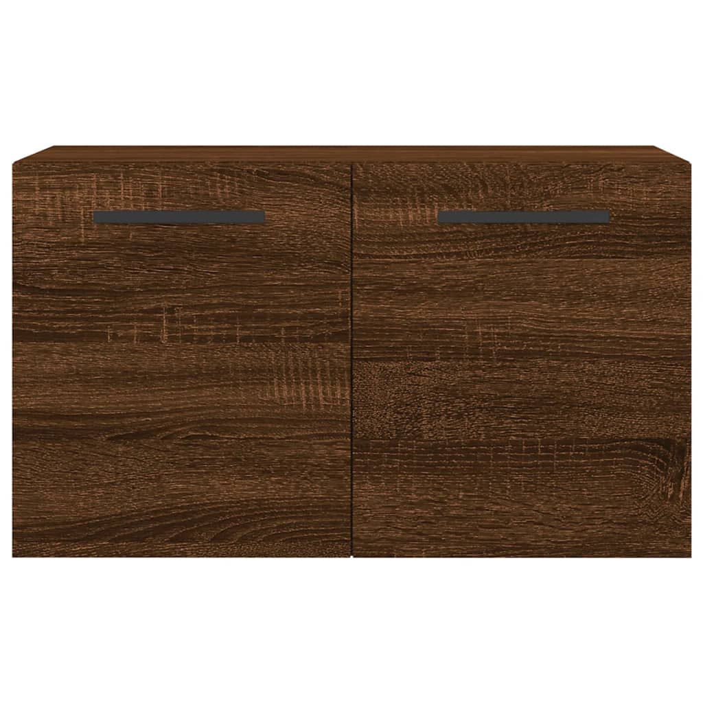 Wall Cabinet Brown Oak 60x36.5x35 cm Engineered Wood