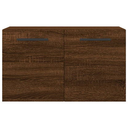 Wall Cabinet Brown Oak 60x36.5x35 cm Engineered Wood