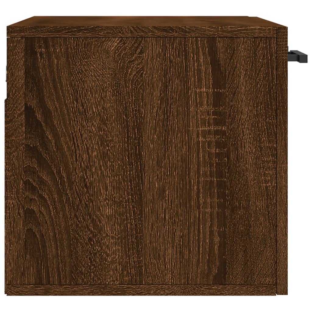 Wall Cabinet Brown Oak 60x36.5x35 cm Engineered Wood