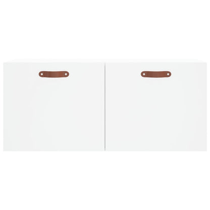 Wall Cabinet White 80x36.5x35 cm Engineered Wood