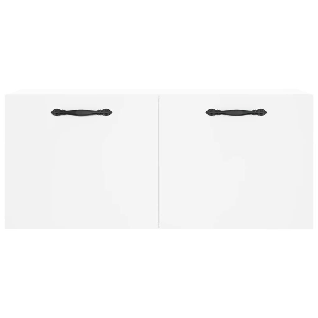 Wall Cabinet White 80x36.5x35 cm Engineered Wood