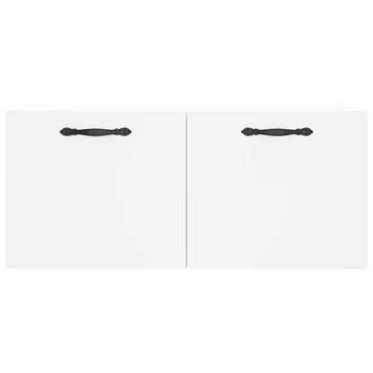 Wall Cabinet White 80x36.5x35 cm Engineered Wood