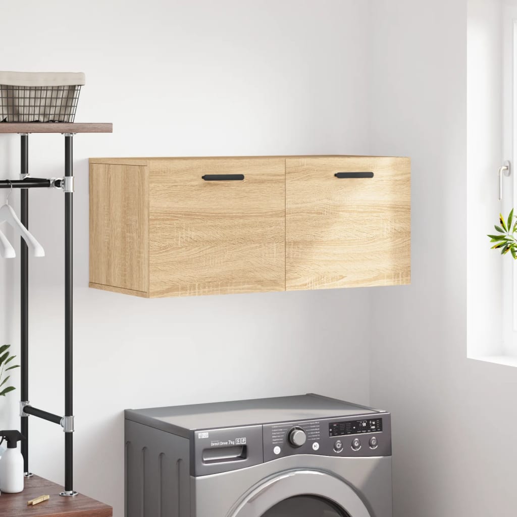 Wall Cabinet Sonoma Oak 80x36.5x35 cm Engineered Wood