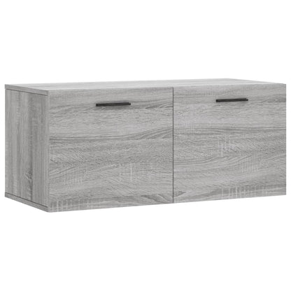 Wall Cabinet Grey Sonoma 80x36.5x35 cm Engineered Wood