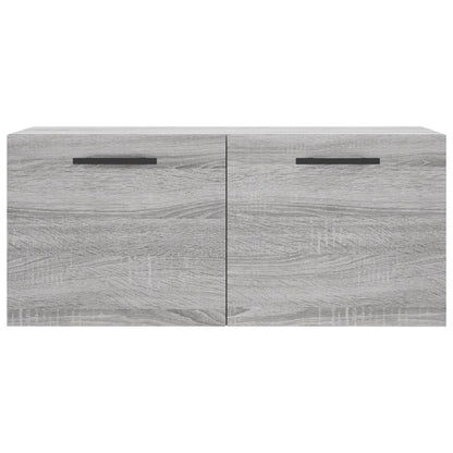 Wall Cabinet Grey Sonoma 80x36.5x35 cm Engineered Wood