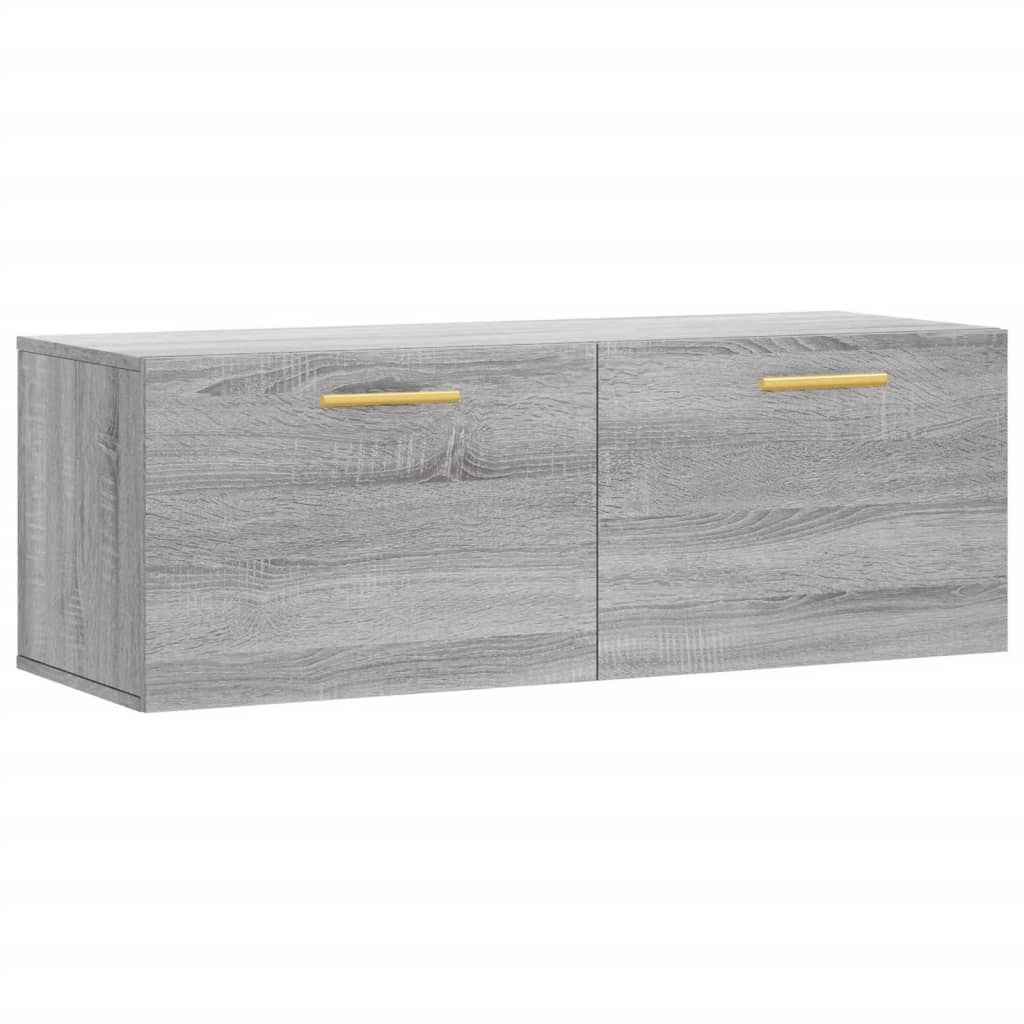 Wall Cabinet Grey Sonoma 100x36.5x35 cm Engineered Wood