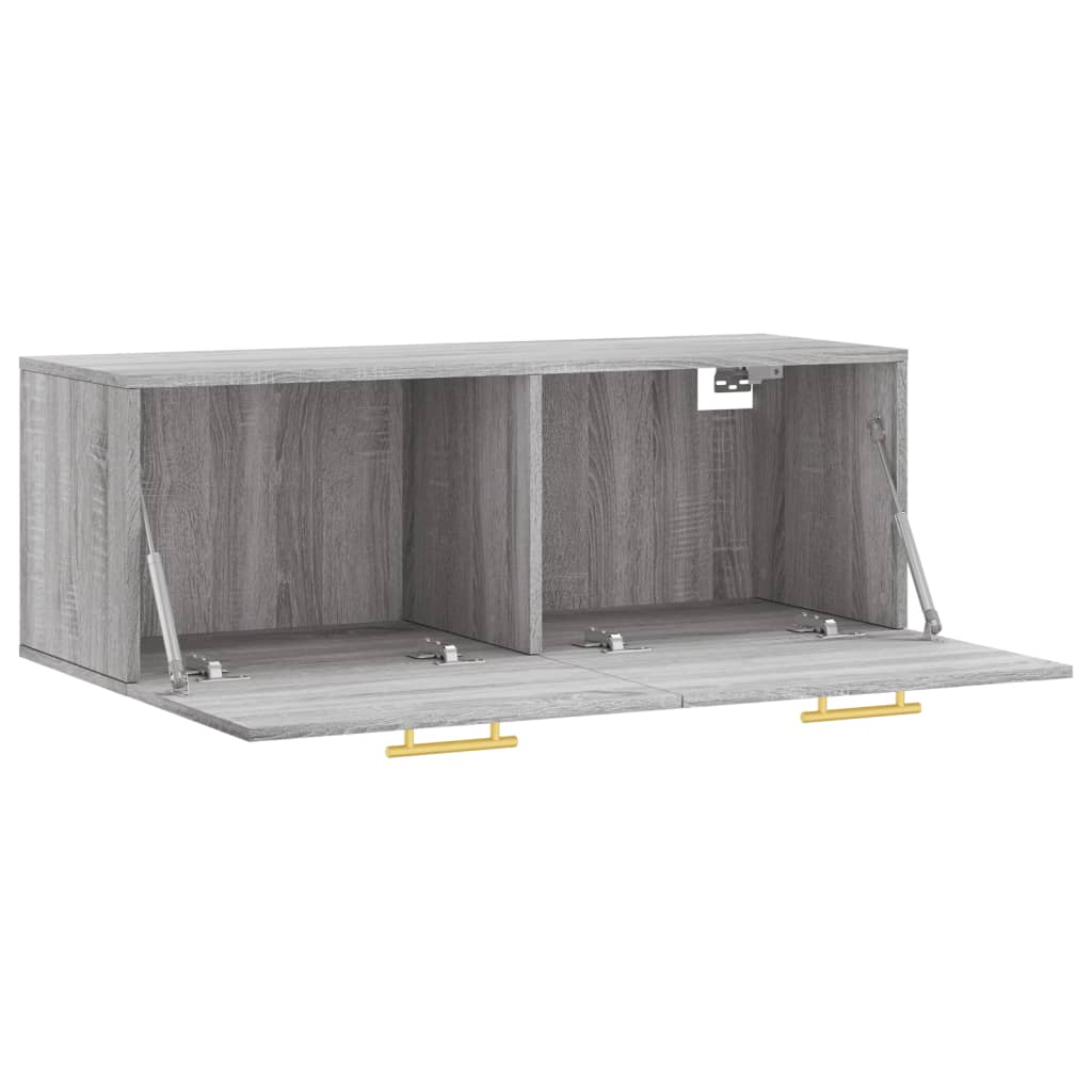 Wall Cabinet Grey Sonoma 100x36.5x35 cm Engineered Wood