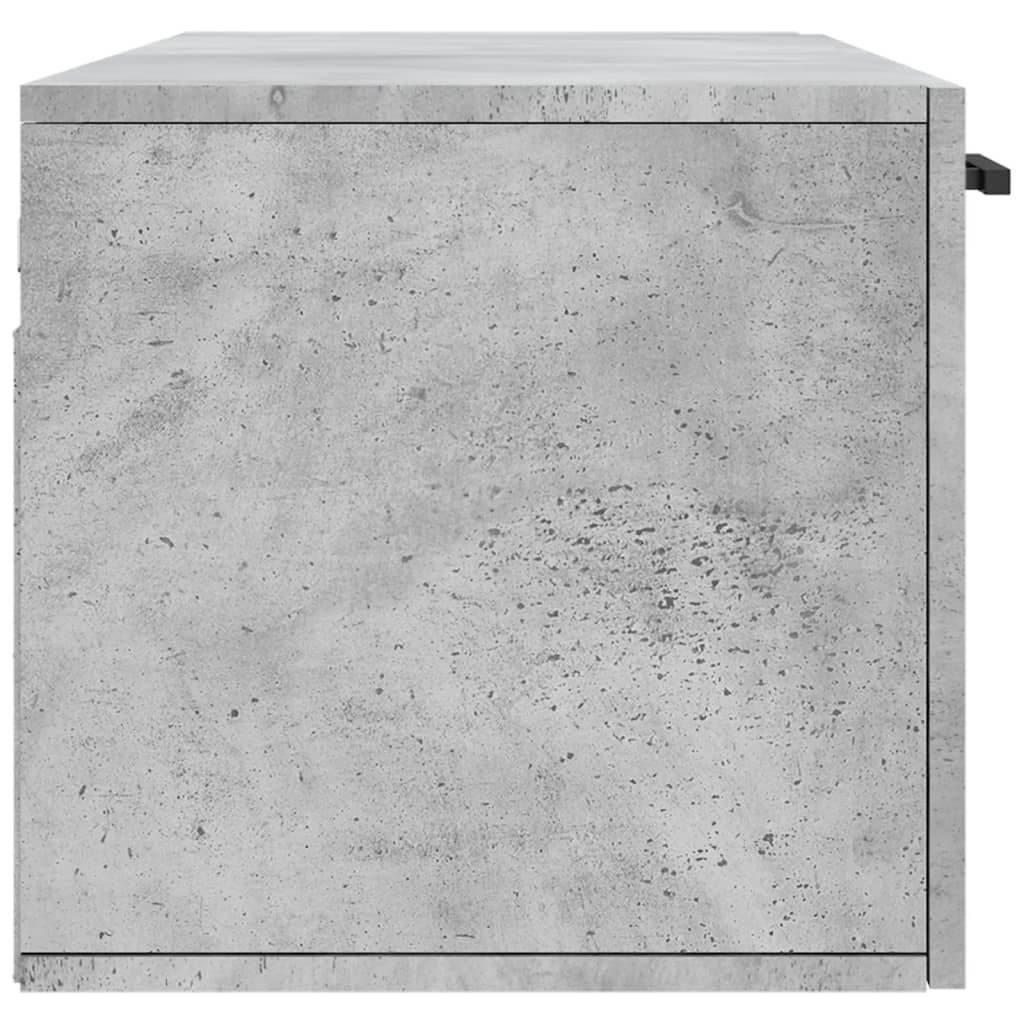 Wall Cabinet Concrete Grey 100x36.5x35 cm Engineered Wood