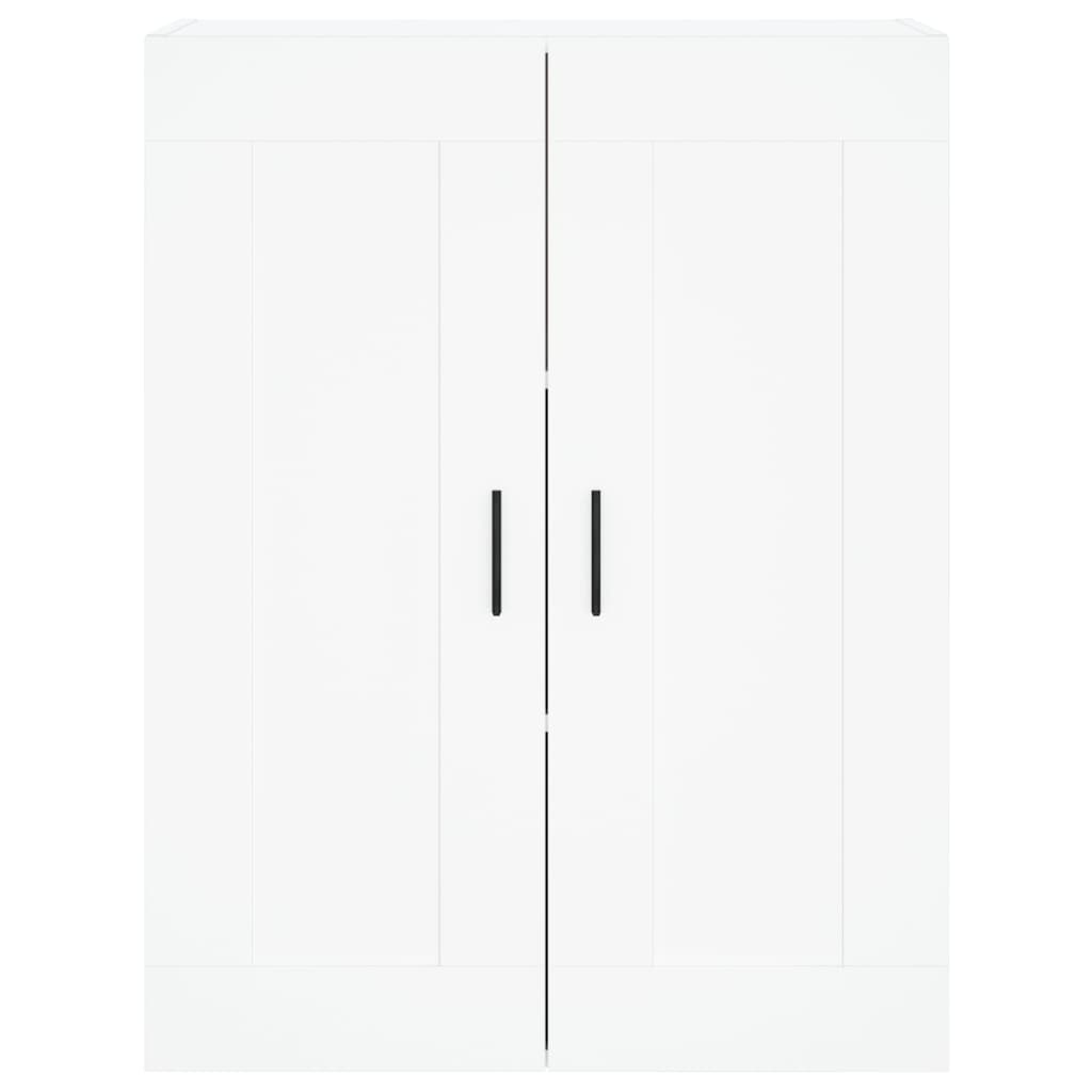 Wall Mounted Cabinet White 69.5x34x90 cm Engineered Wood