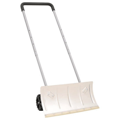 Snow Shovel with Extendable Handle Silver 61 cm Blade Steel