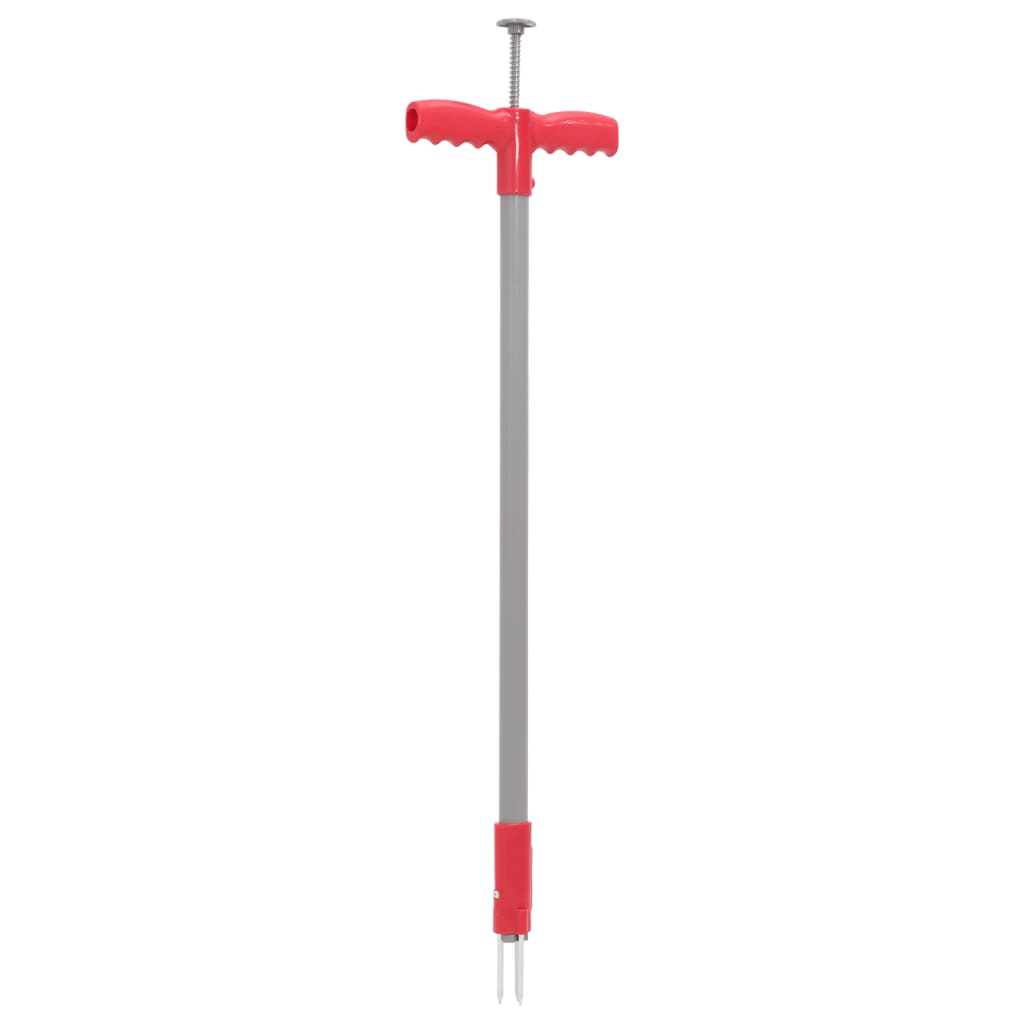 Weed Remover Red and Grey 93.5 cm Powder-coated Steel