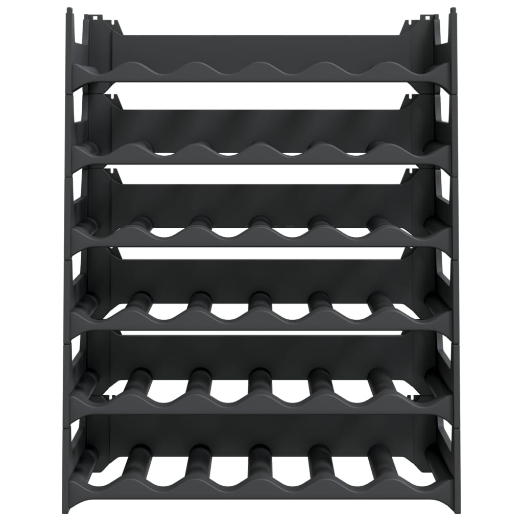 Wine Rack for 36 Bottles PP Stackable