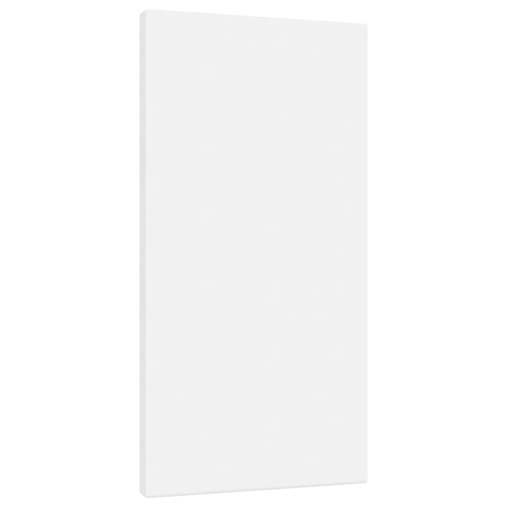 Stretched Canvases 12 pcs White Fabric and Solid Wood Pine