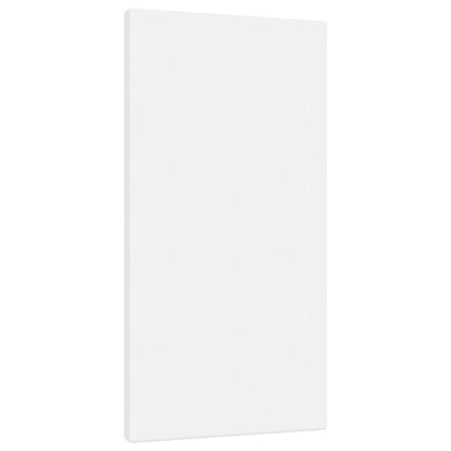 Stretched Canvases 12 pcs White Fabric and Solid Wood Pine