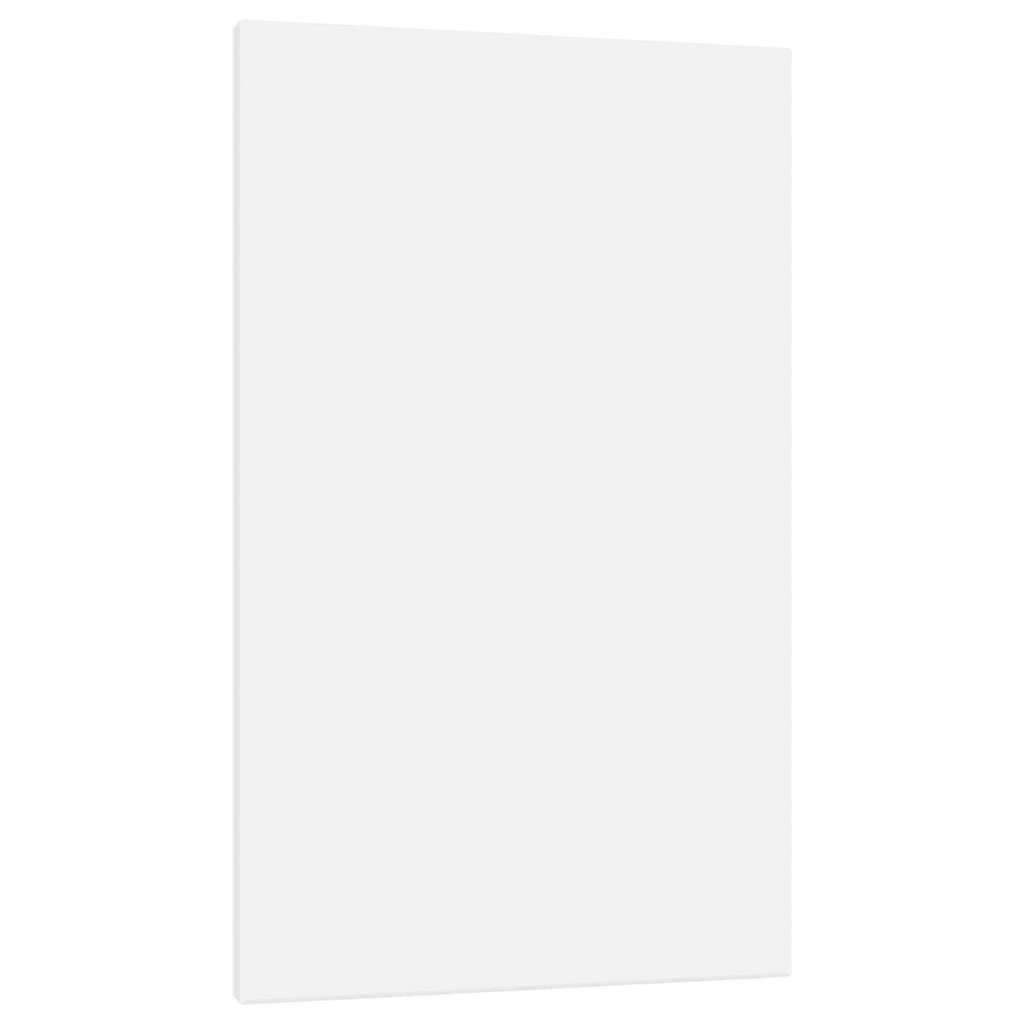 Stretched Canvases 12 pcs White Fabric and Solid Wood Pine