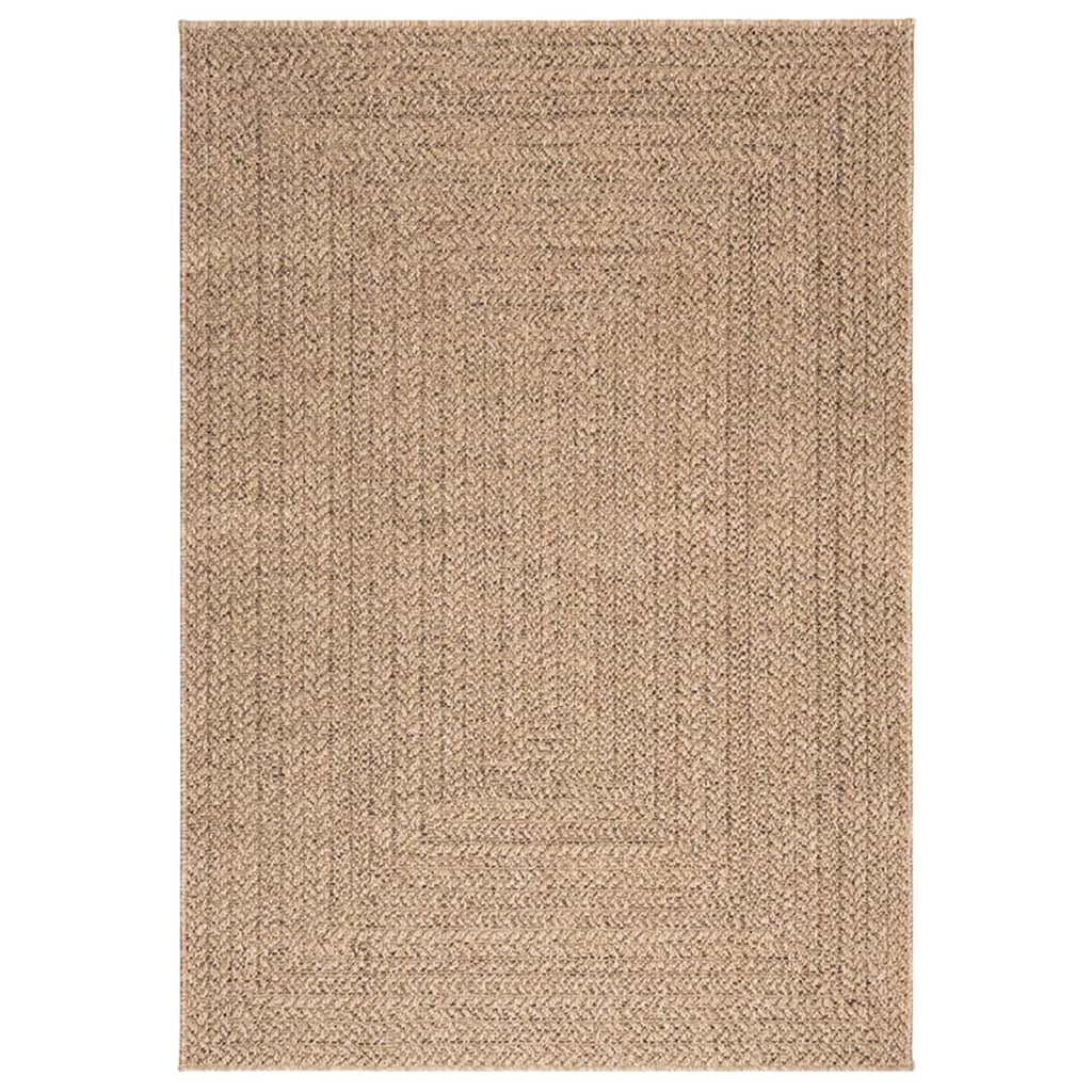 Rug ZIZUR 140x200 cm Jute Look Indoor and Outdoor